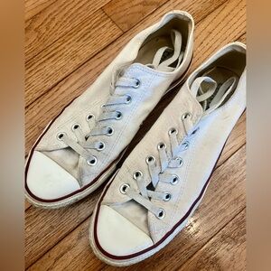 Converse AllStar Creamy White Canvas Shoes Women’s 9.5 Men’s 7.5